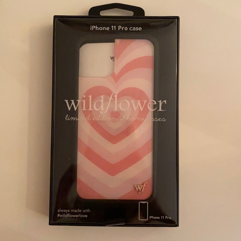 Wildflower rosé latte love iPhone 11 pro case